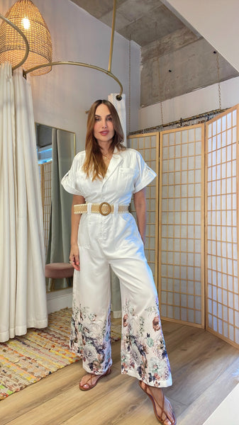 Anitta white ankle length Jumpsuit