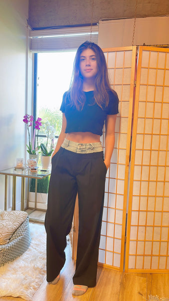 Ariadne Denim waist band pants