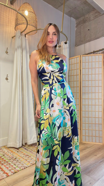 Bacalar set in tropical print