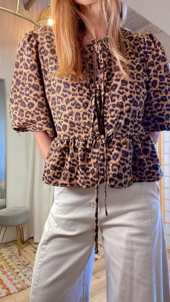 Lala Animal print flowy top